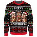 Christmas Otter Ugly Sweater LN, Festive Knit Holiday Gift