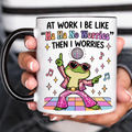 Funny Acent Mug Ln, Disco Dancing Frog Ceramic Drinkware For Retro Party Lovers