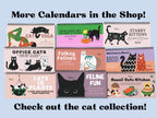 2027 Office Cat Desk Calendar • Funny Cat Calendar for Work • Work Bestie Gift • Humorous Cat Office Decor For Cat Lovers