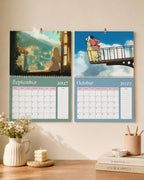 Ghibli 2027 Wall Calendar | Japanese Fantasy Art, 11x8.5 Spiral Monthly Planner, Cute Gift for Anime Fans
