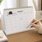 2027 Desk Calendar, Funny Cat Calendar, A5 Standing Desk Calendar, Monthly Planner Gift for Cat Lovers, A5