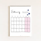 2027 Food Themed Wall Calendar by Amelia Jayne, Hand-Drawn Tablescapes (A4)