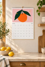 2027 Wall Calendar | Colourful Illustrated Calendar | Modern Art Calendar | Kitchen & Home Office Decor | Gift for Art Lovers