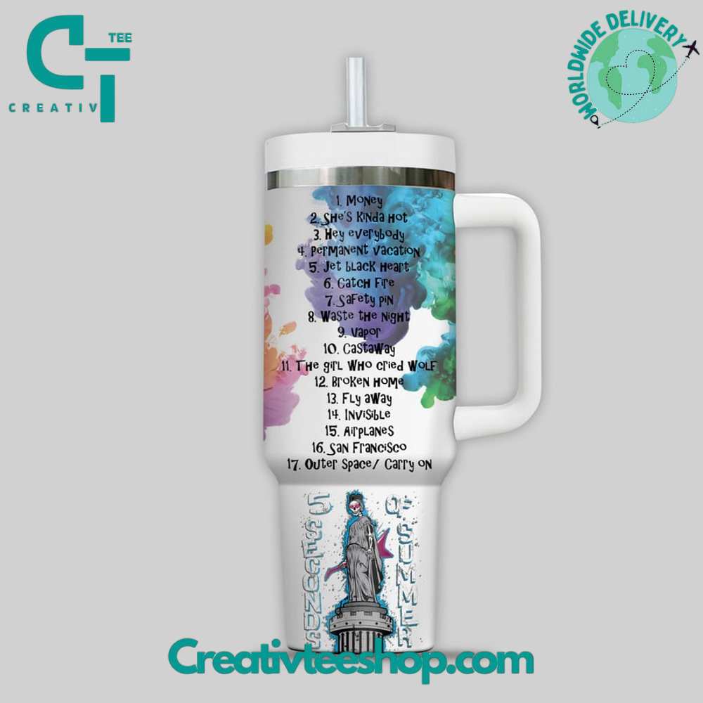 Five Seconds of Summer Sounds Good Feels Good Gift for Her, Him on Birthday Xmas 30oz or 40oz Tumbler LN