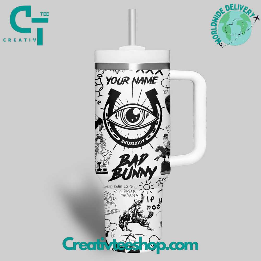 Bad Bunny Most Wanted Tour 2024 Bad Bunny Most Wanted Tour 2024 Gift for Her, Him on Birthday Xmas 30oz or 40oz Tumbler LN