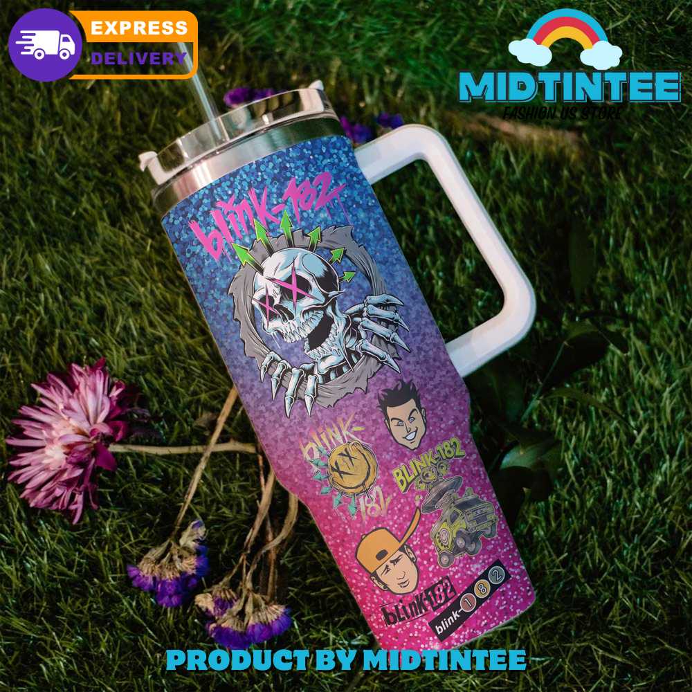 Blink 182 One More Time Birthday Xmas Gift For Her Him 30oz or 40oz Tumbler LN