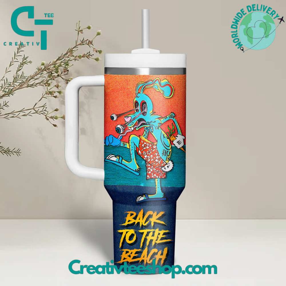 Blink-182 Back To The Beach Gift for Her, Him on Birthday Xmas 30oz or 40oz Tumbler LN