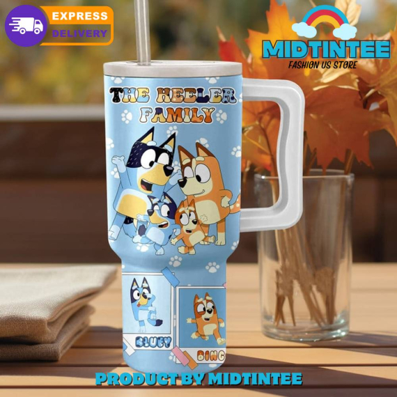 Blu3y In My Era The Heeler Family Gift for her, him, Birthday Xmas Halloween Gift 30oz or 40oz Tumbler LN