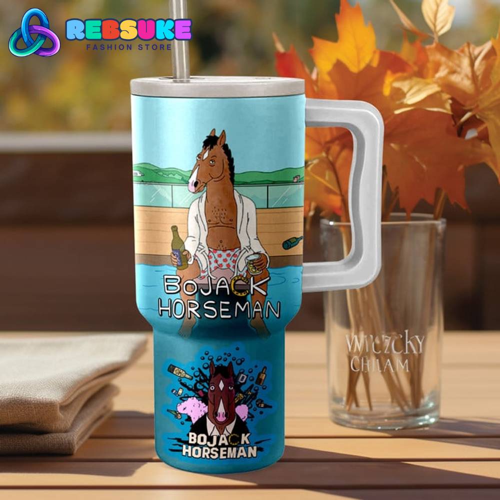 Bojack Horseman There Is No Order Side 30oz or 40 oz Tumbler HG