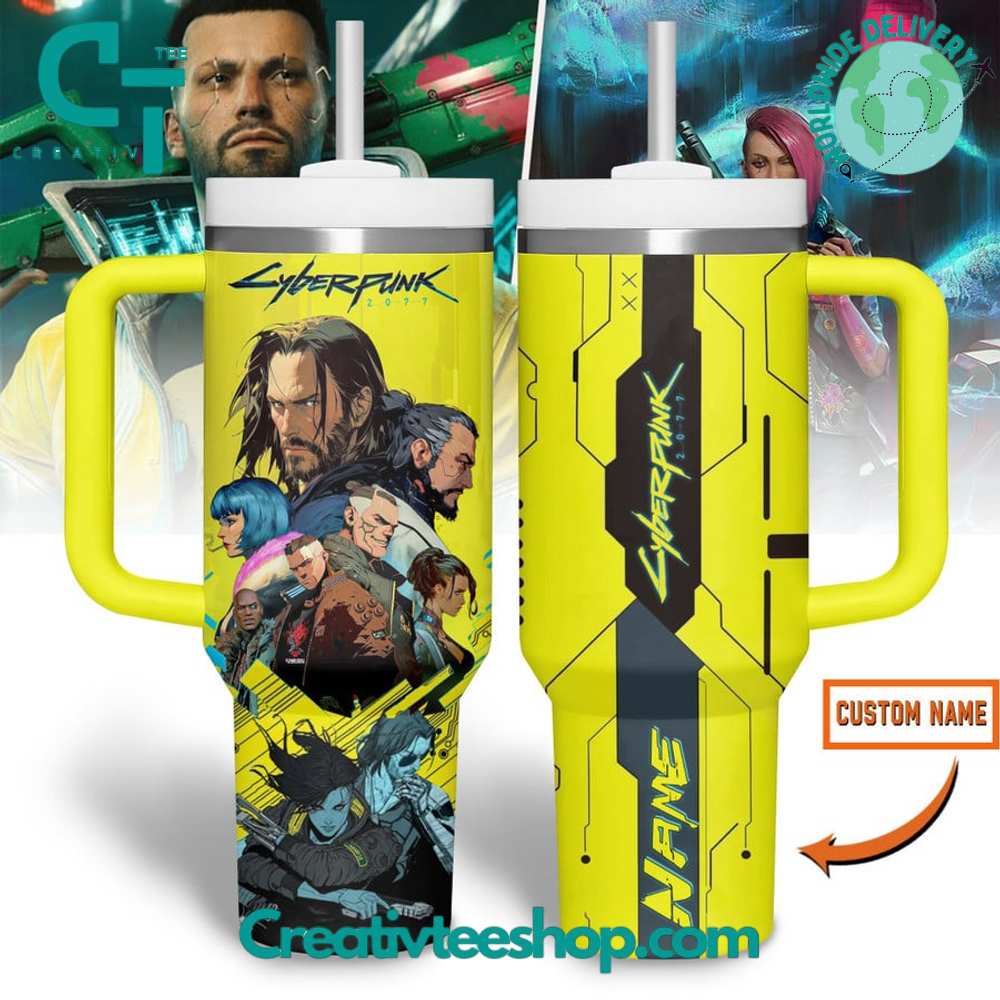 Cyberpunk 2077 Gift for Her, Him on Birthday Xmas 30oz or 40oz Tumbler LN
