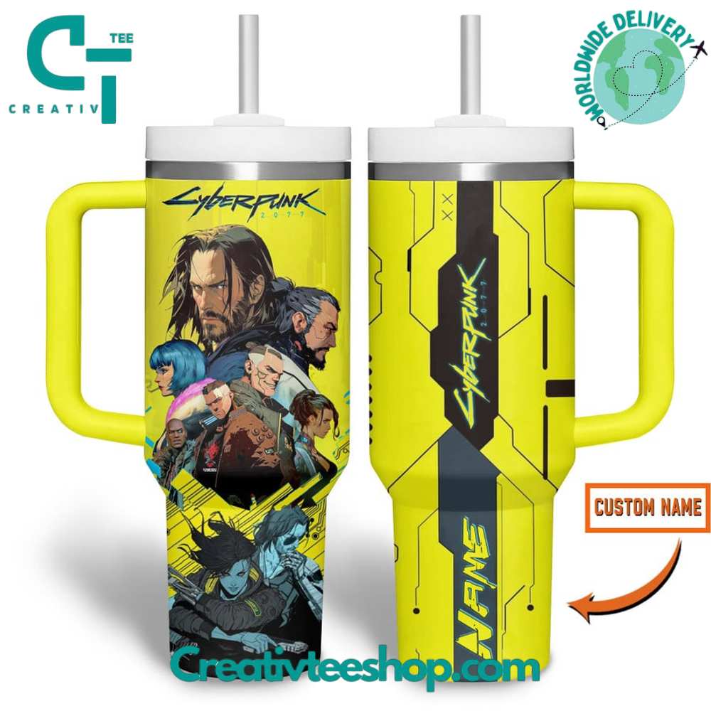 Cyberpunk 2077 Gift for Her, Him on Birthday Xmas 30oz or 40oz Tumbler LN
