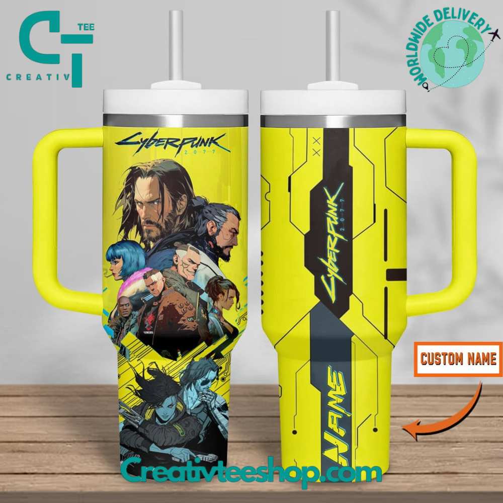 Cyberpunk 2077 Gift for Her, Him on Birthday Xmas 30oz or 40oz Tumbler LN