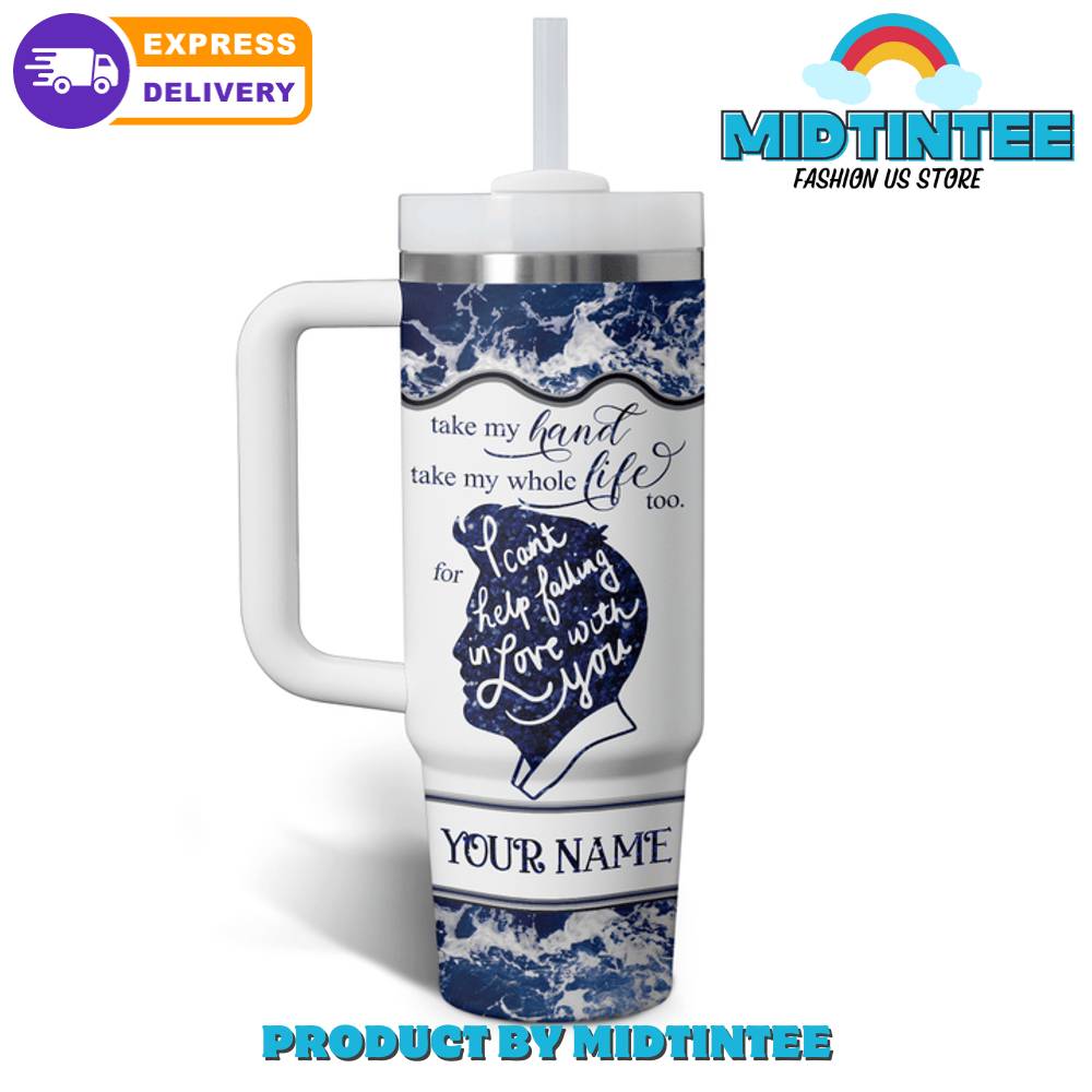 Elvis Presley The King Of Rock N Roll Personalized Gift for her,him, Birthday Xmas Halloween Gift 30oz or 40oz Tumbler LN