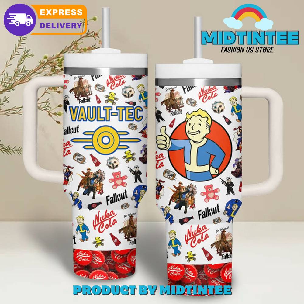 Fallout Vault Tec Nuka Cola Gift for her,him, Birthday Xmas Halloween Gift 30oz or 40oz Tumbler LN