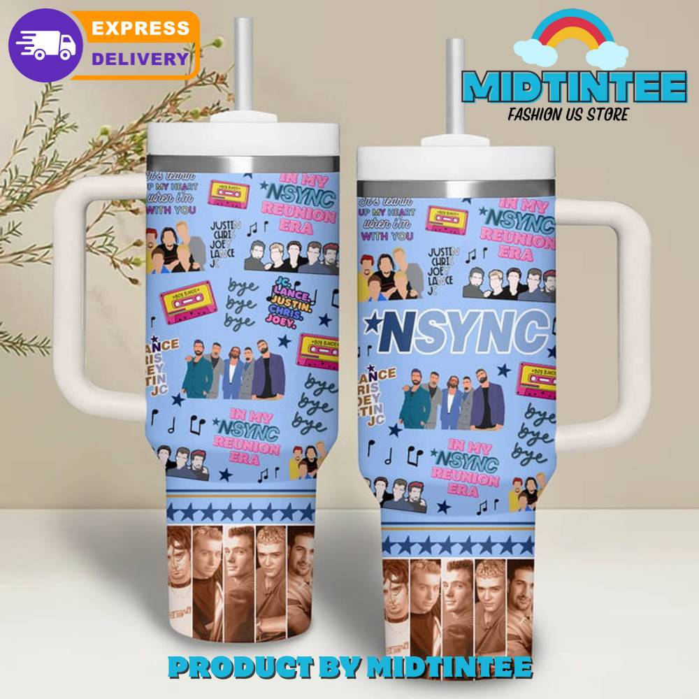 In My NSYNC Reunion Era Gift for her,him, Birthday Xmas Halloween Gift 30oz or 40oz Tumbler LN
