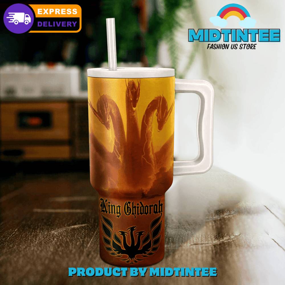 King Ghidorah Long Live The King Gift for her, him, Birthday Xmas Halloween Gift 30oz or 40oz Tumbler LN