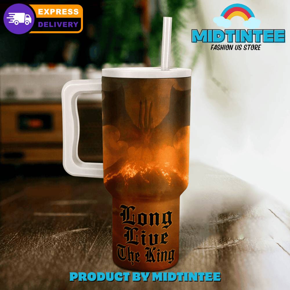 King Ghidorah Long Live The King Gift for her, him, Birthday Xmas Halloween Gift 30oz or 40oz Tumbler LN