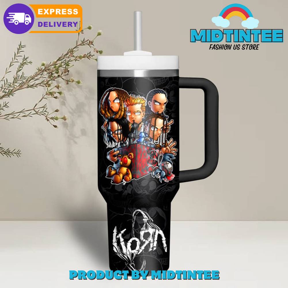 Korn American Nu Metal Band Gift for her,him, Birthday Xmas Halloween Gift 30oz or 40oz Tumbler LN