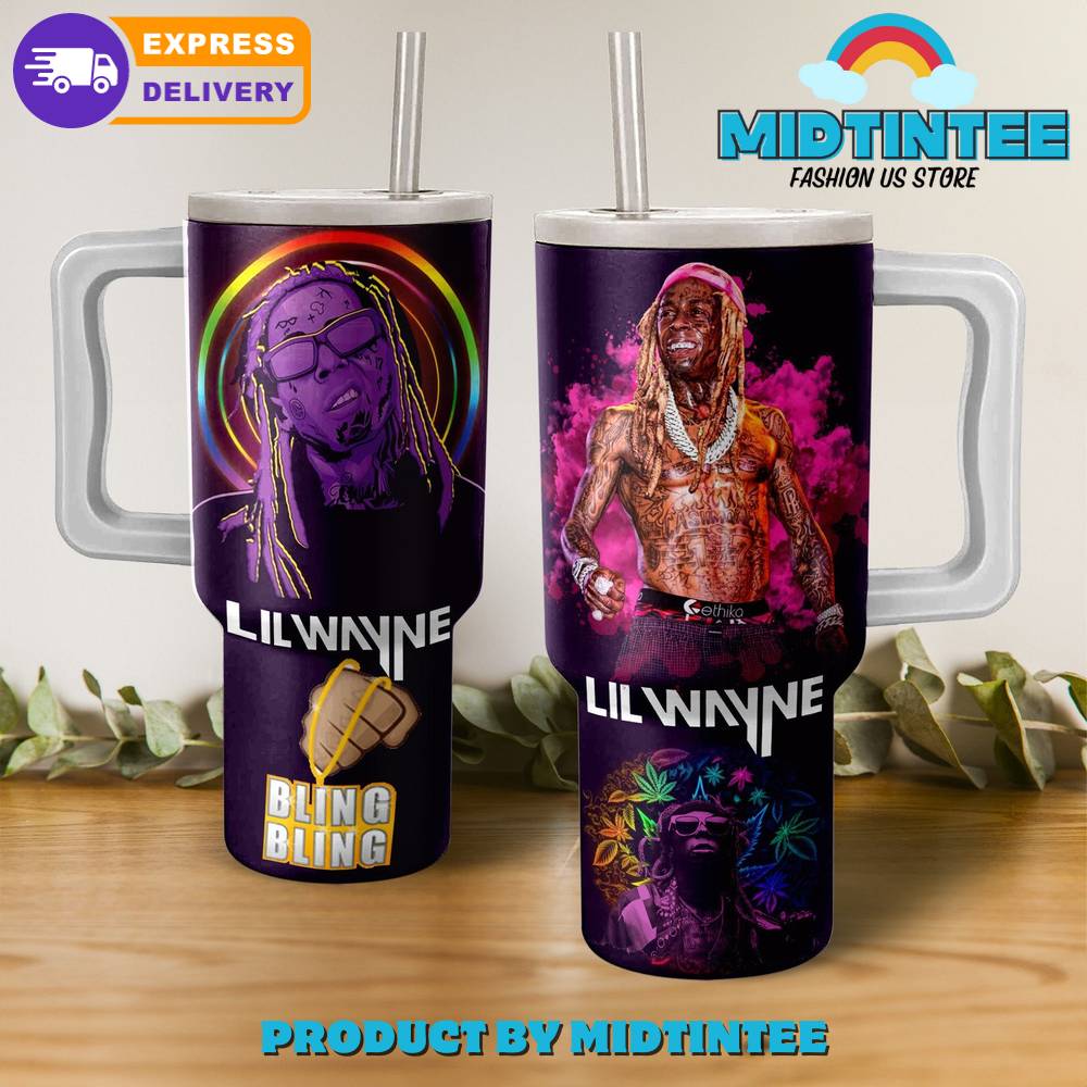 Lil Wayne Bling Bling Gift For Her, Him 40oz Tumbler LN