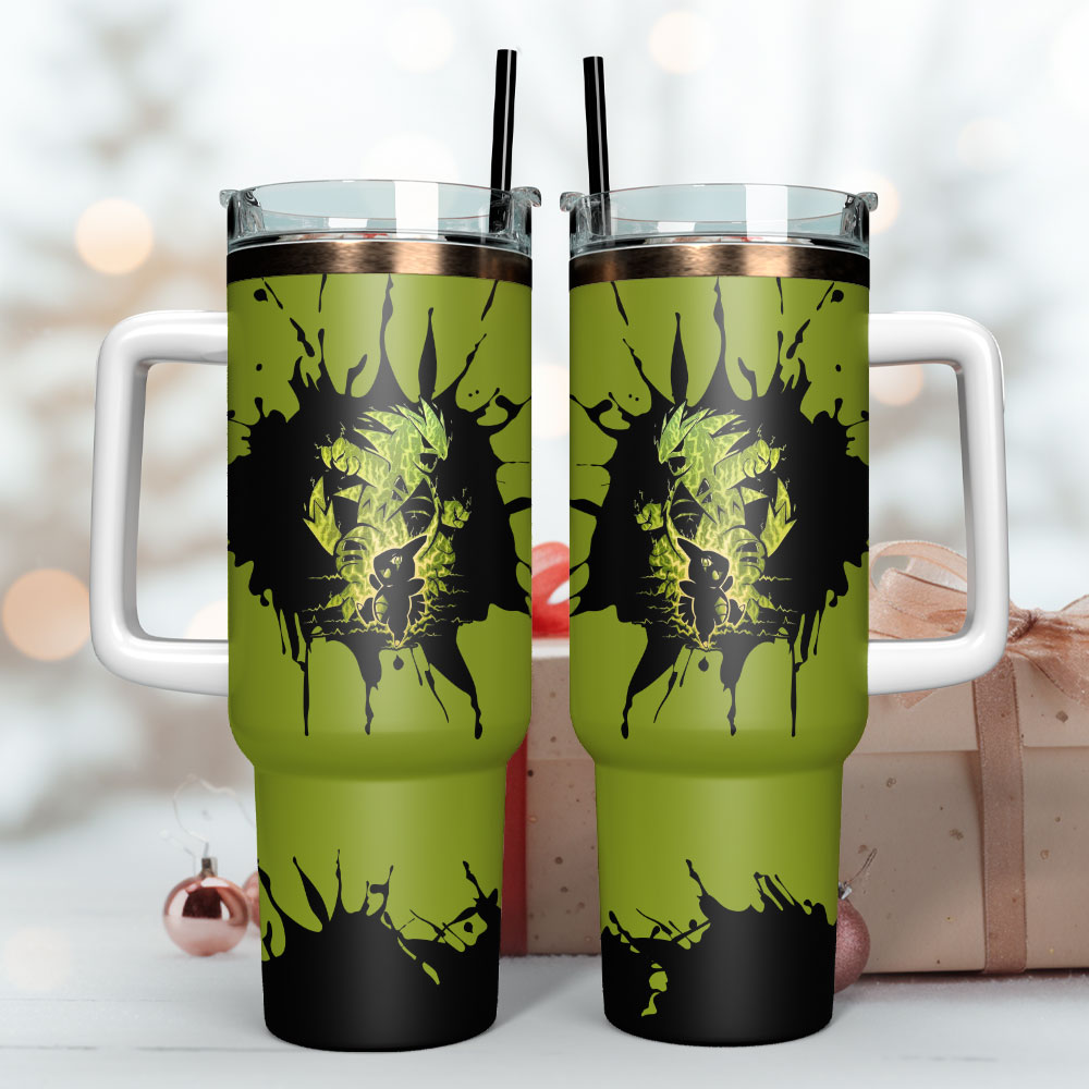 Tyranitar Pokemon Anime Custom Quencher 30oz Or 40oz Stainless Steel Tumbler With Handle HG