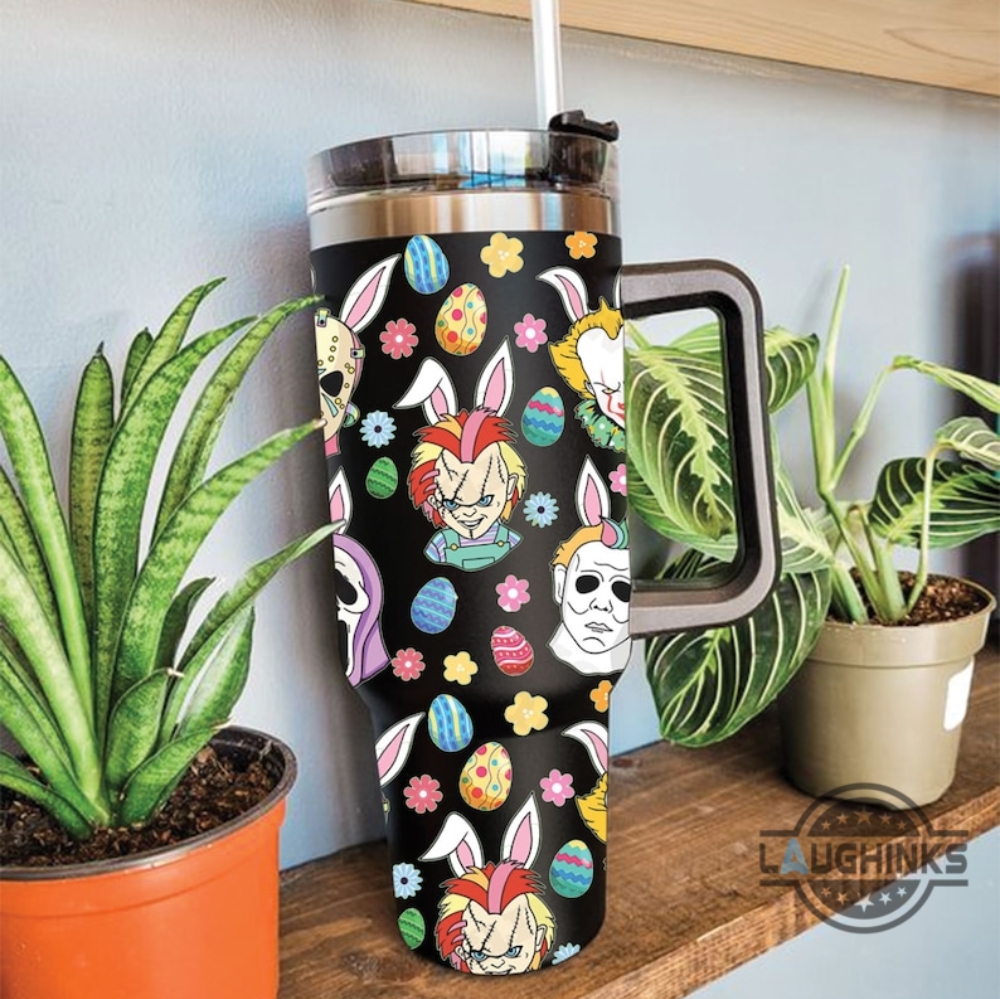 Peeps Horror Killer Halloween Movie Character Cosplay Easter Rabbits Happy Easter 30oz or 40oz Tumbler HG