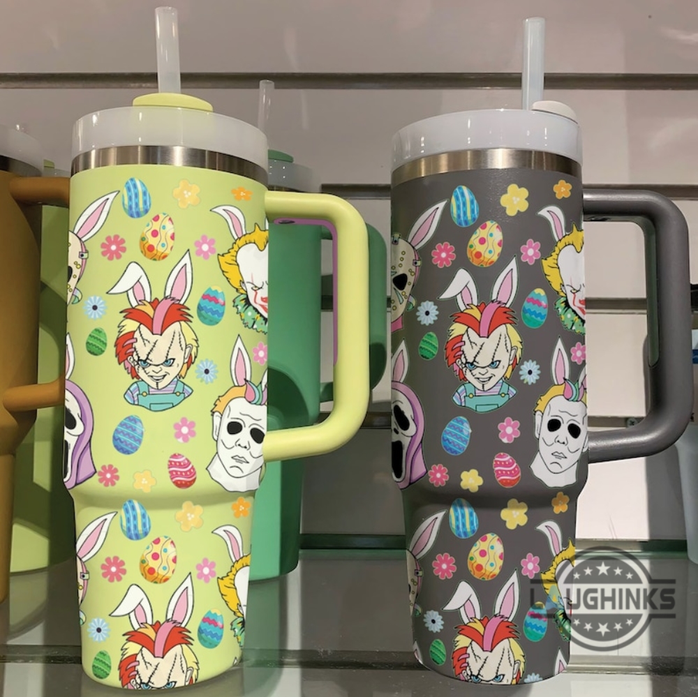 Peeps Horror Killer Halloween Movie Character Cosplay Easter Rabbits Happy Easter 30oz or 40oz Tumbler HG