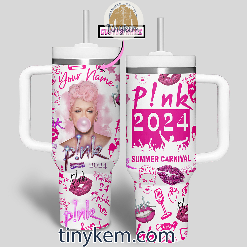 P!nk Customized 30oz or 40 Oz Tumbler HG: 2024 Summer Carnival