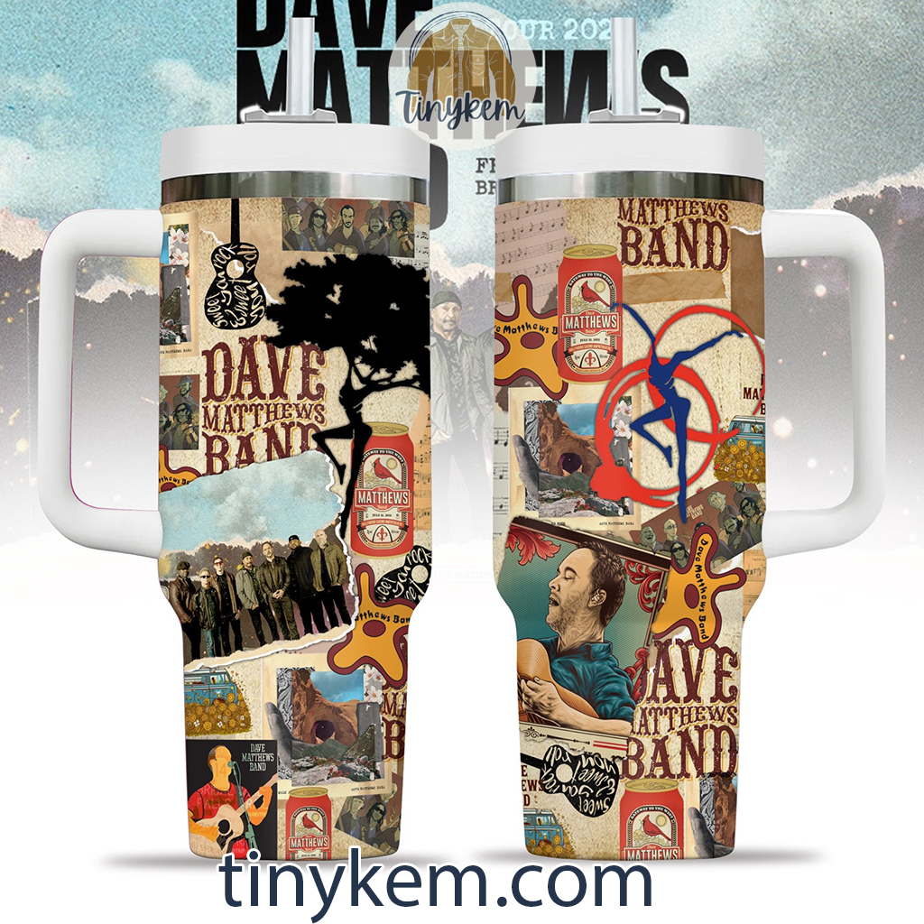 Retro Dave Matthews Band 30oz or 40 Oz Tumbler HG