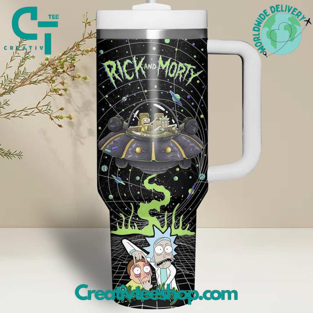 Rick n Morty Gift for Her, Him on Birthday Xmas 30oz or 40oz Tumbler LN