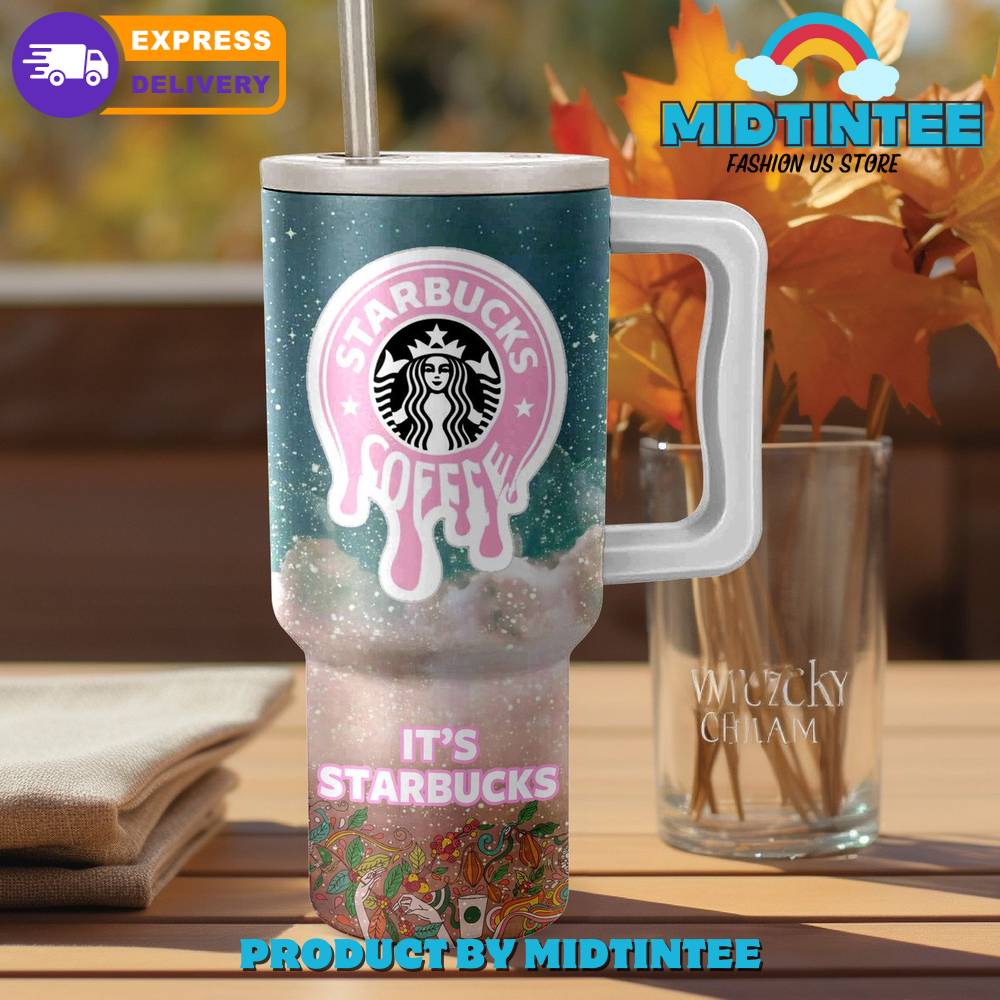Starbucks Coffree Happy Valentine Gift For Her, Him 40oz Tumbler LN