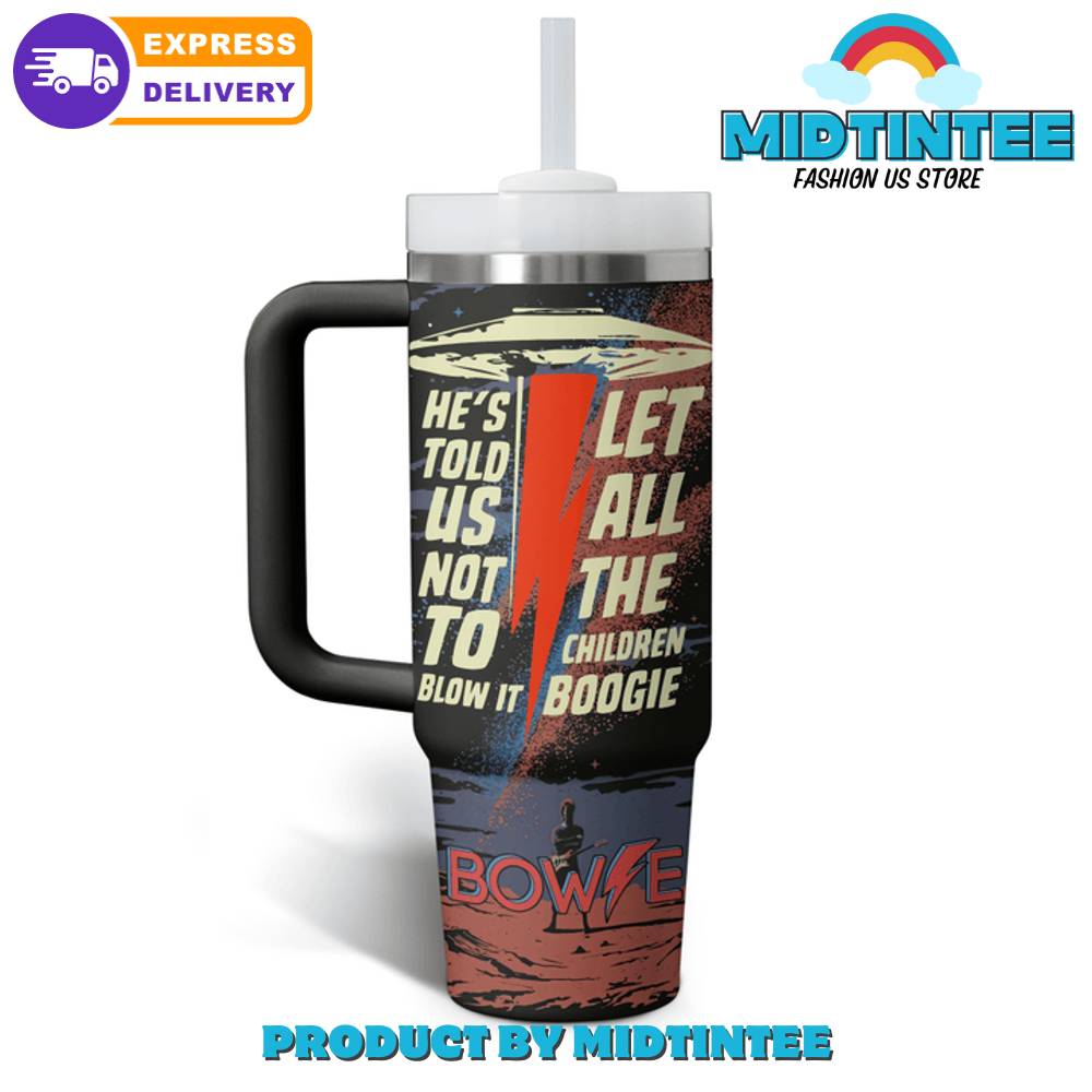 Starman David Bowie Custom Name Gift for her,him, Birthday Xmas Halloween Gift 30oz or 40oz Tumbler LN