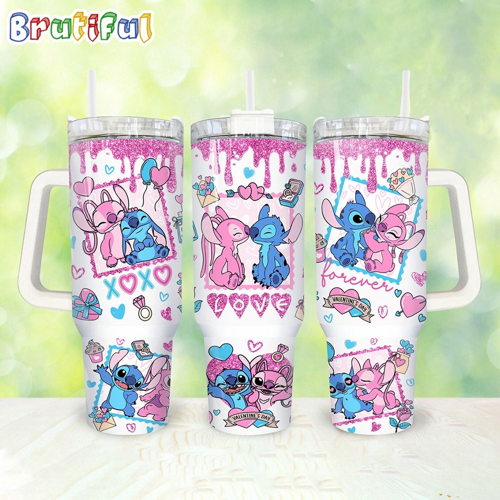 Stitch Tumbler Cup, Stitch 40oz Tumbler, Disney Stitch Tumbler HG