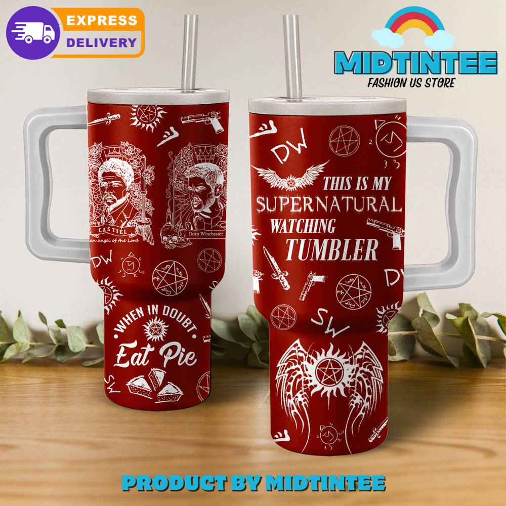 Supernatural This Is My Watching Gift For Her, Him 40oz Tumbler LN
