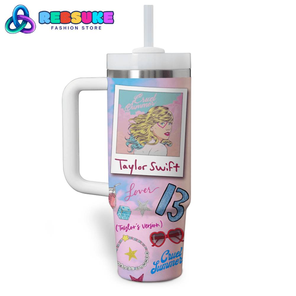 Taylor Swift Scuel Summer With You 30oz Or 40oz Stainless Steel Tumbler With Handle HG