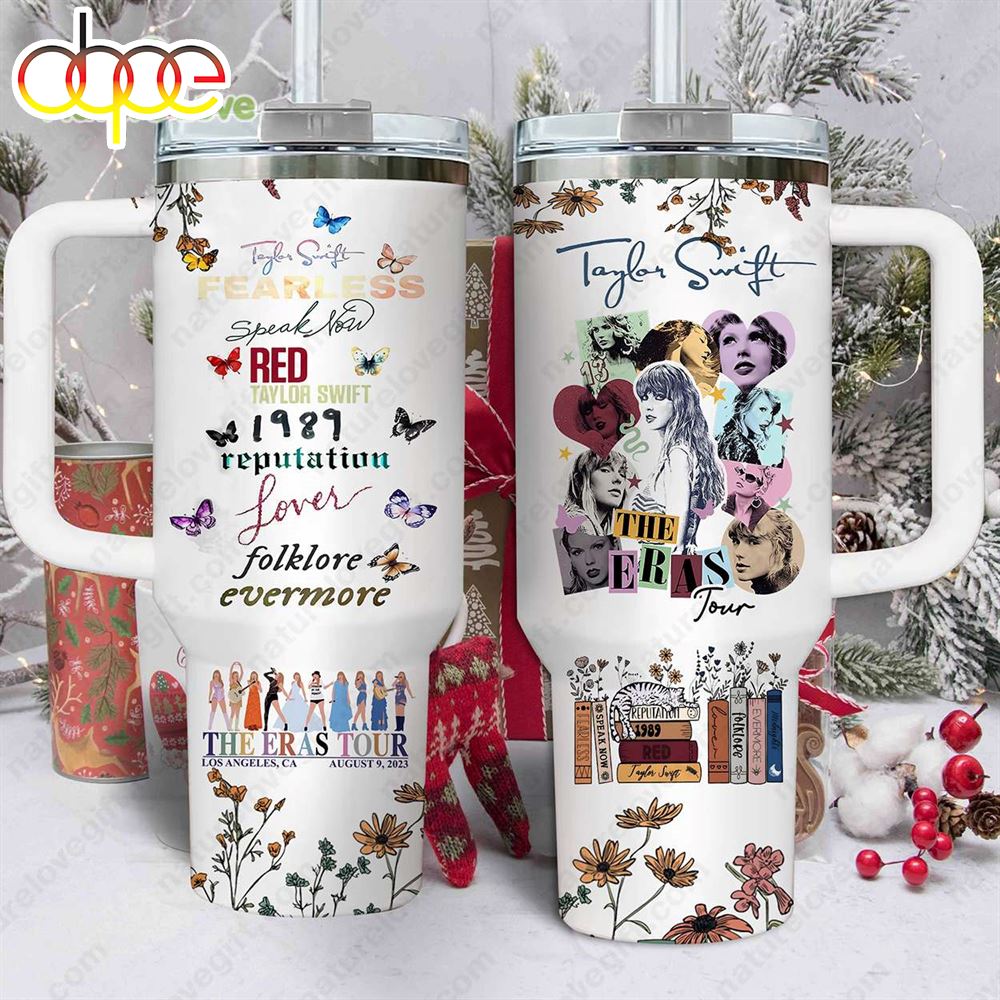 Taylors Album 30oz or 40oz Quencher Tumbler Gift for her Him Birthday Gift LN Taylor Swift Eras Tour Gift for swiftie