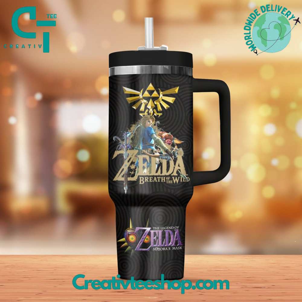 The Legend of Zelda Breath Of The Wild Gift for Her, Him on Birthday Xmas 30oz or 40oz Tumbler LN