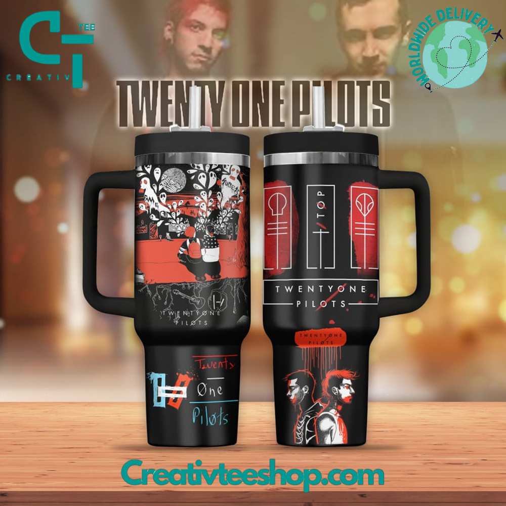 Twenty One Pilots Gift for Her, Him on Birthday Xmas 30oz or 40oz Tumbler LN