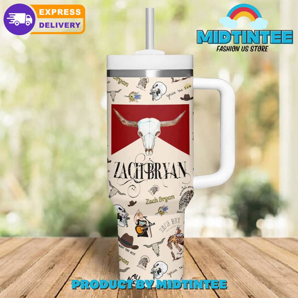 Zack Bryan All Night Revival Gift for her,him, Birthday Xmas Halloween Gift 30oz or 40oz Tumbler LN