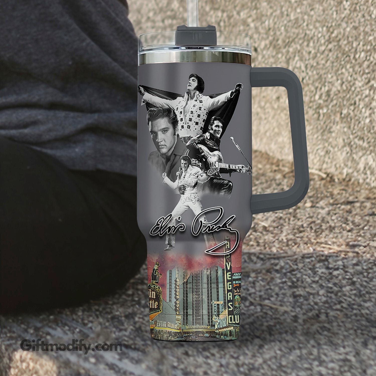 Elvis Presley Music Custom Quencher 30oz or 40oz Stainless Steel HG