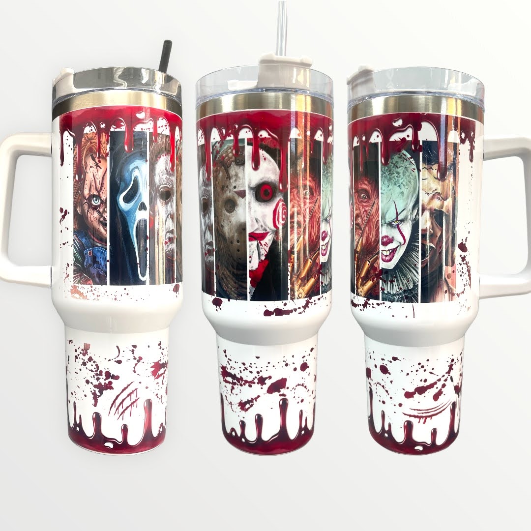 Halloween All Stars 30oz or 40oz Quencher Tumbler Cup, Gifts for Friends NVA