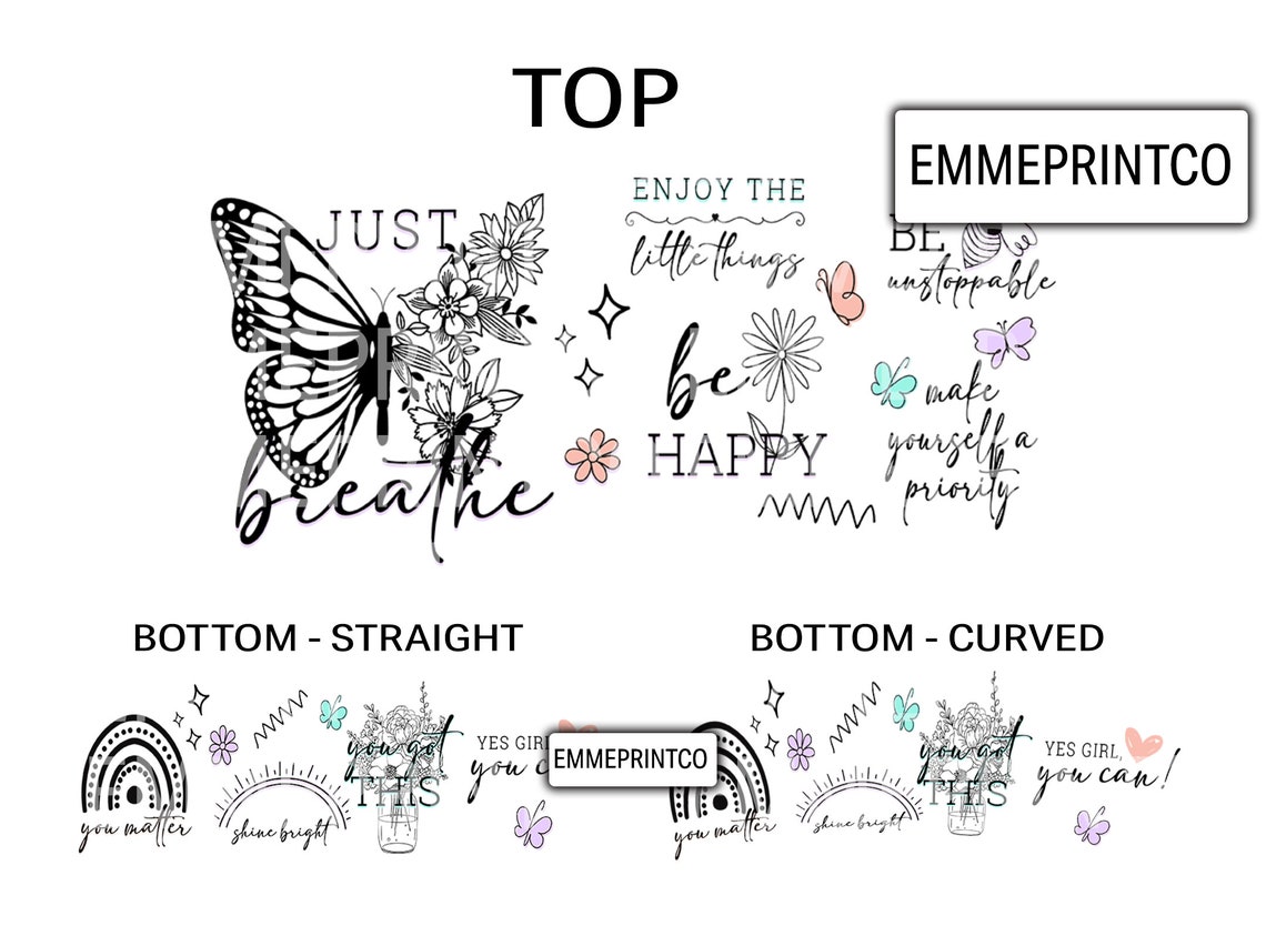 Positive Affirmation 30oz or 40oz Quencher Tumbler Gift For Her Him Birthday Gift LN Postive Quotes Tumbler