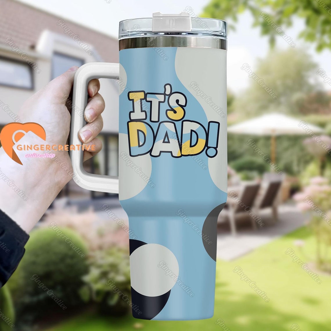 Blu3y Dad 30oz or 40oz Father Day's Gift Tumbler HG