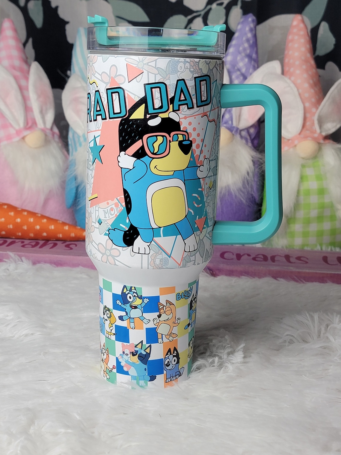 Blu3y Rad Dad Cartoon 30oz or 40oz Tumbler HG