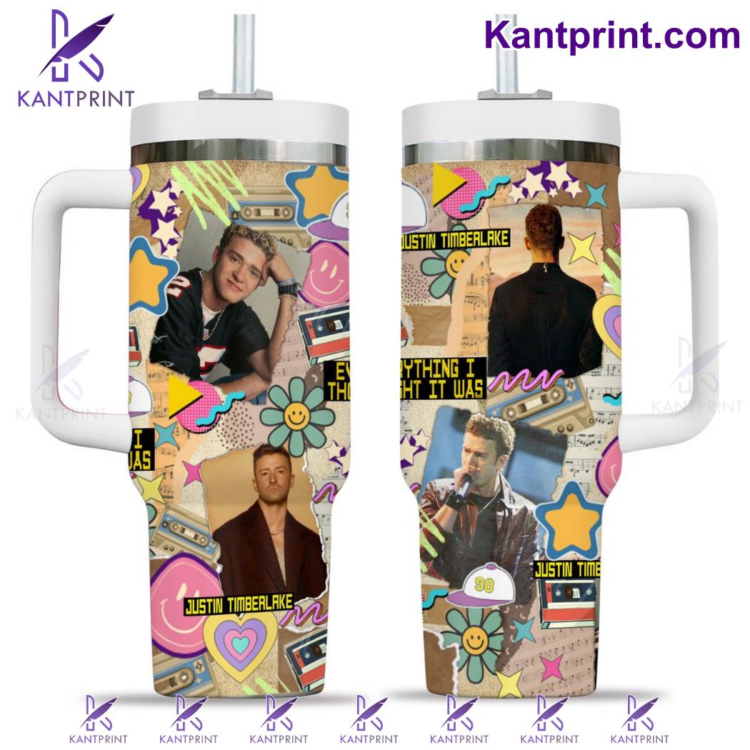 Justin Timberlake Music Music Custom Quencher 30oz or 40oz Stainless Steel HG