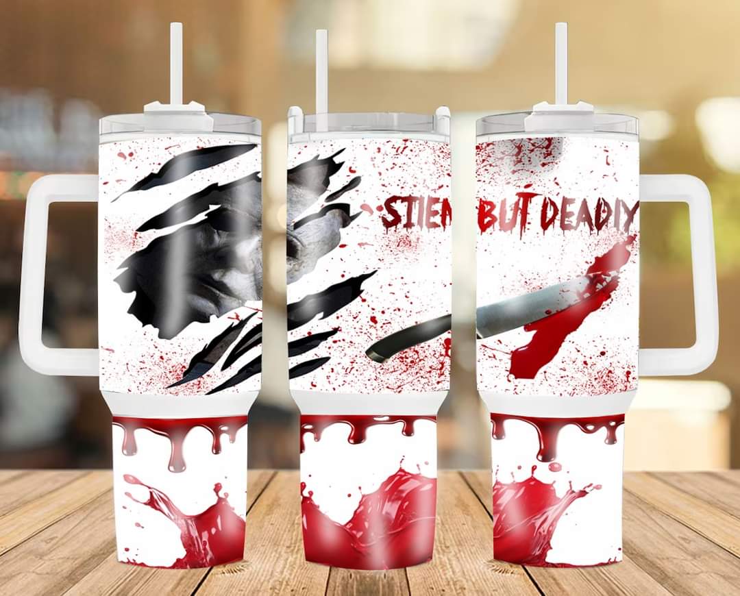 Michael Myers Halloween Movies 30oz or 40oz Quencher Tumbler Stainless Steel, Best Gifts NVA