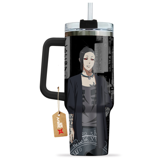 Uta Tokyo Ghoul Anime Custom 30oz or 40oz Quencher Stainless Steel Tumbler With Handle, Best Gift Idea NVA