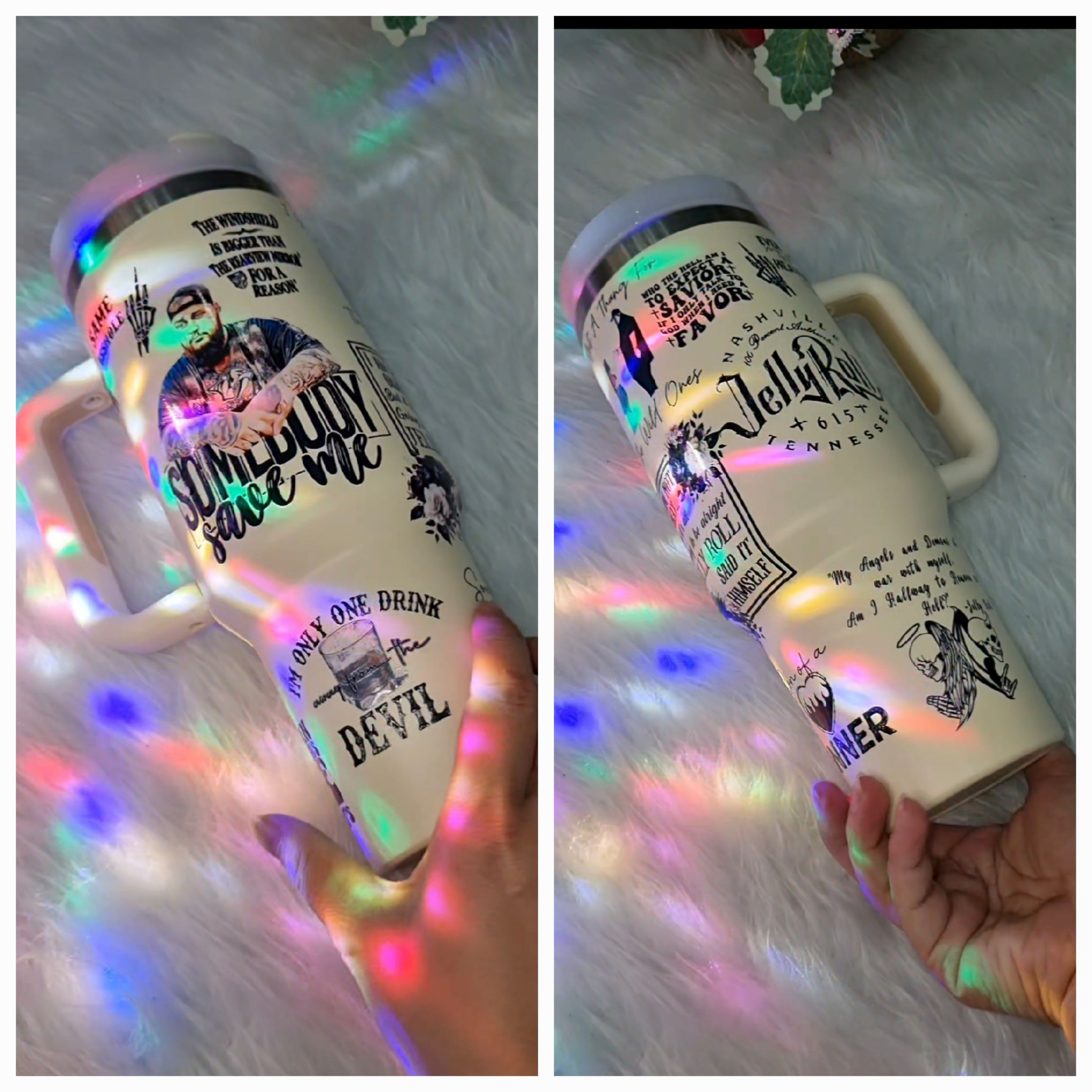 Jelly Roll The Best #1 Fan Its All Be Alright Customized 30oz or 40oz Stainless Steel Tumbler With Handle HG
