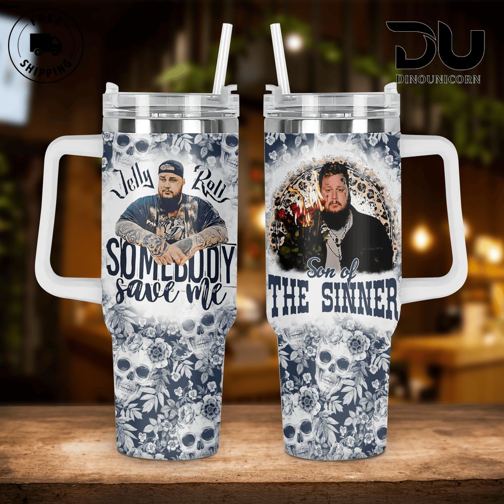 Jelly Roll Stanley Stanley Quencher 30oz or 40oz Stainless Steel Tumbler With Handle HG