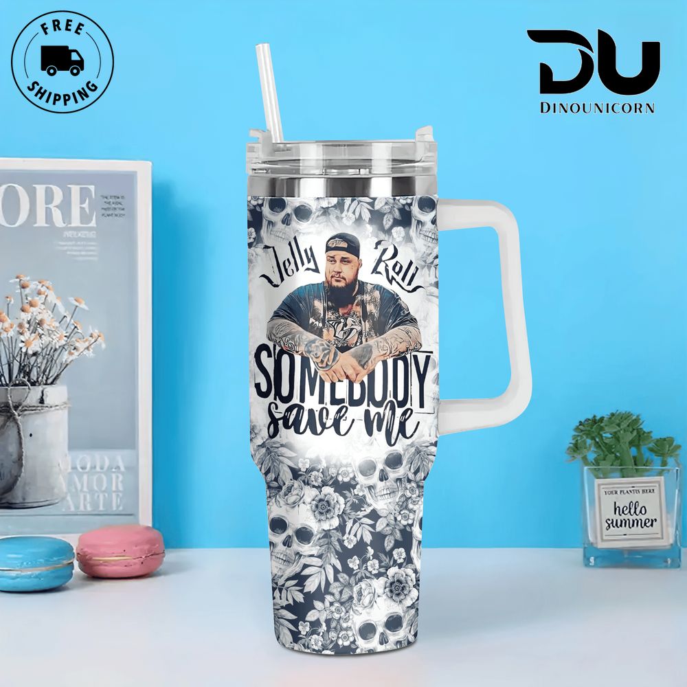 Jelly Roll Stanley Stanley Quencher 30oz or 40oz Stainless Steel Tumbler With Handle HG