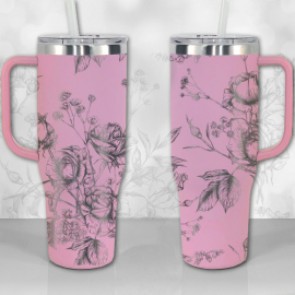 40oz-tumbler-with-handle-willd-roses-line-art-thirst-quencher-lid-insulated-travel-mug-blush-pink.jpg Wild Roses and Flowers Line Art Pattern  30oz or 40oz Tumbler with Handle, Best Gifts NVA